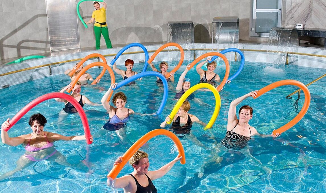 exerciții în piscină cu osteocondroză lombară